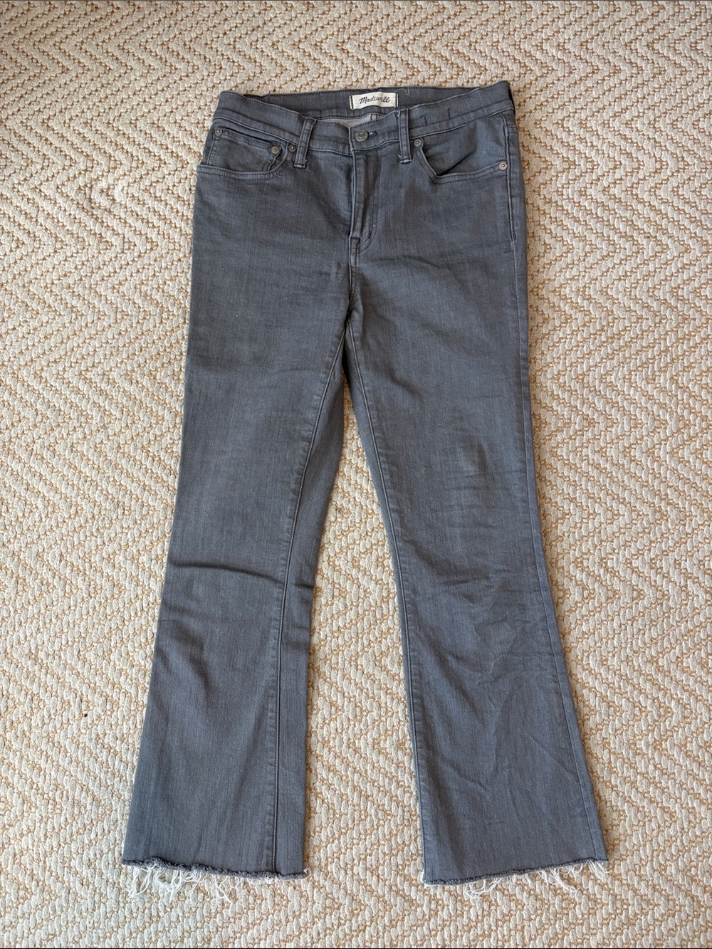 Madewell Cali Demi Boots Cut Jeans, Size 26